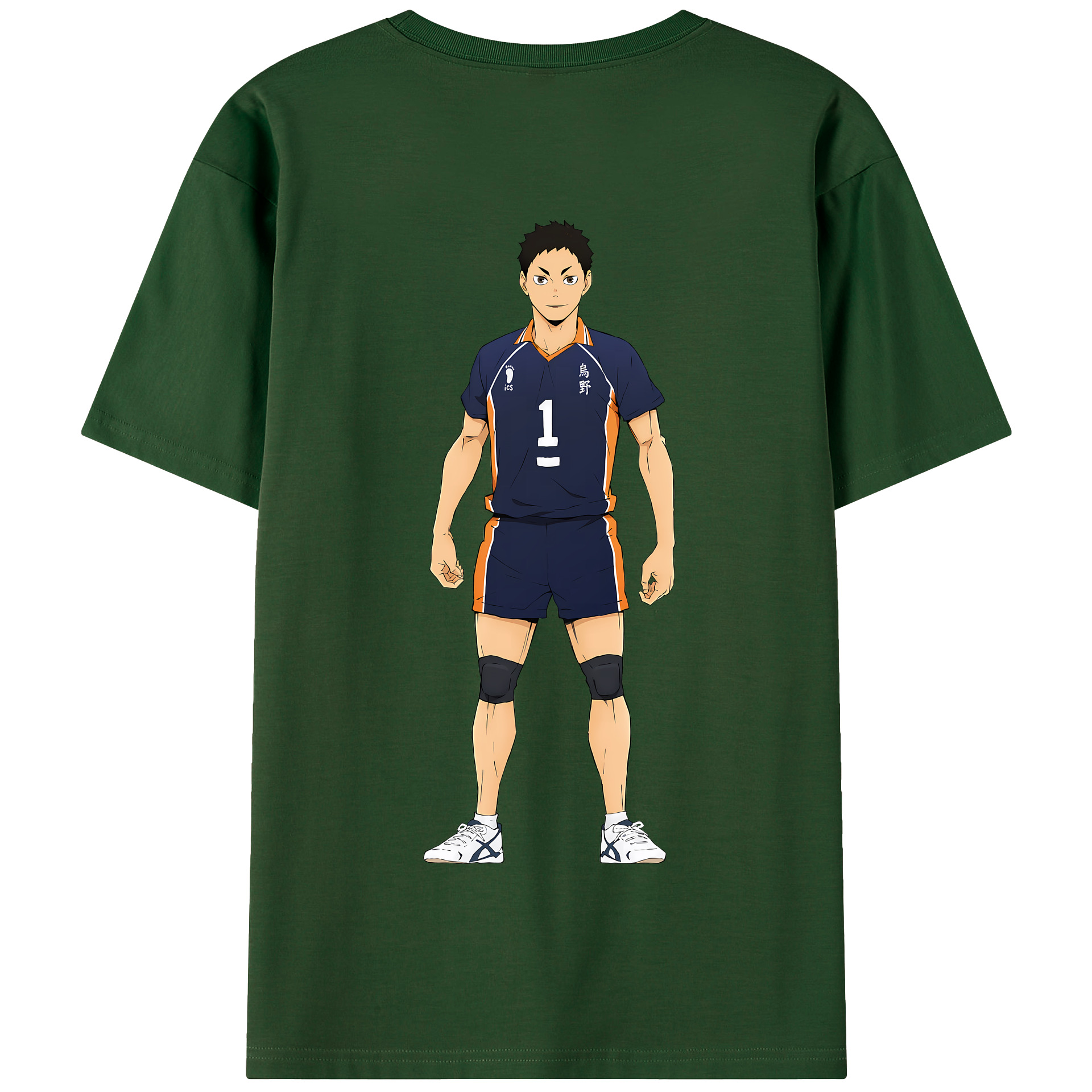 （画像用） ハイキュー!! Haikyu!! 綿100％半袖Tシャツ（背面プリント）
